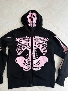 Limited Edition Ghetto Dreams Screwton Skeleton Full-Zip Hoodie